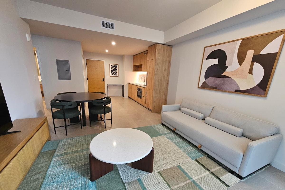 Condo Premium, 1 phòng ngủ, không hút thuốc | Khu phòng khách