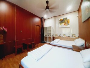 Phòng 4 dành cho gia đình, 2 giường cỡ queen