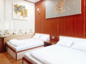 Phòng 4 dành cho gia đình, 2 giường cỡ queen