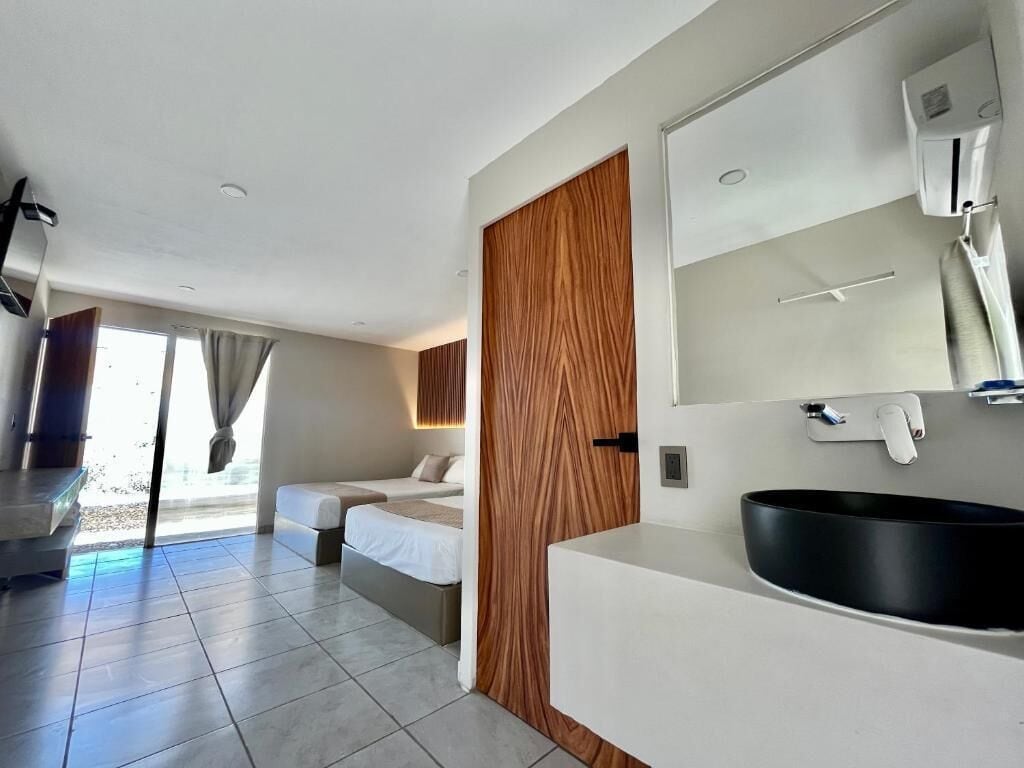 Habitación doble, junto a la montaña