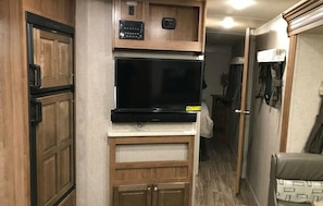 Interior - Modern Camper with Kitchen, Shower & A/C in Lake George (Lake George)
