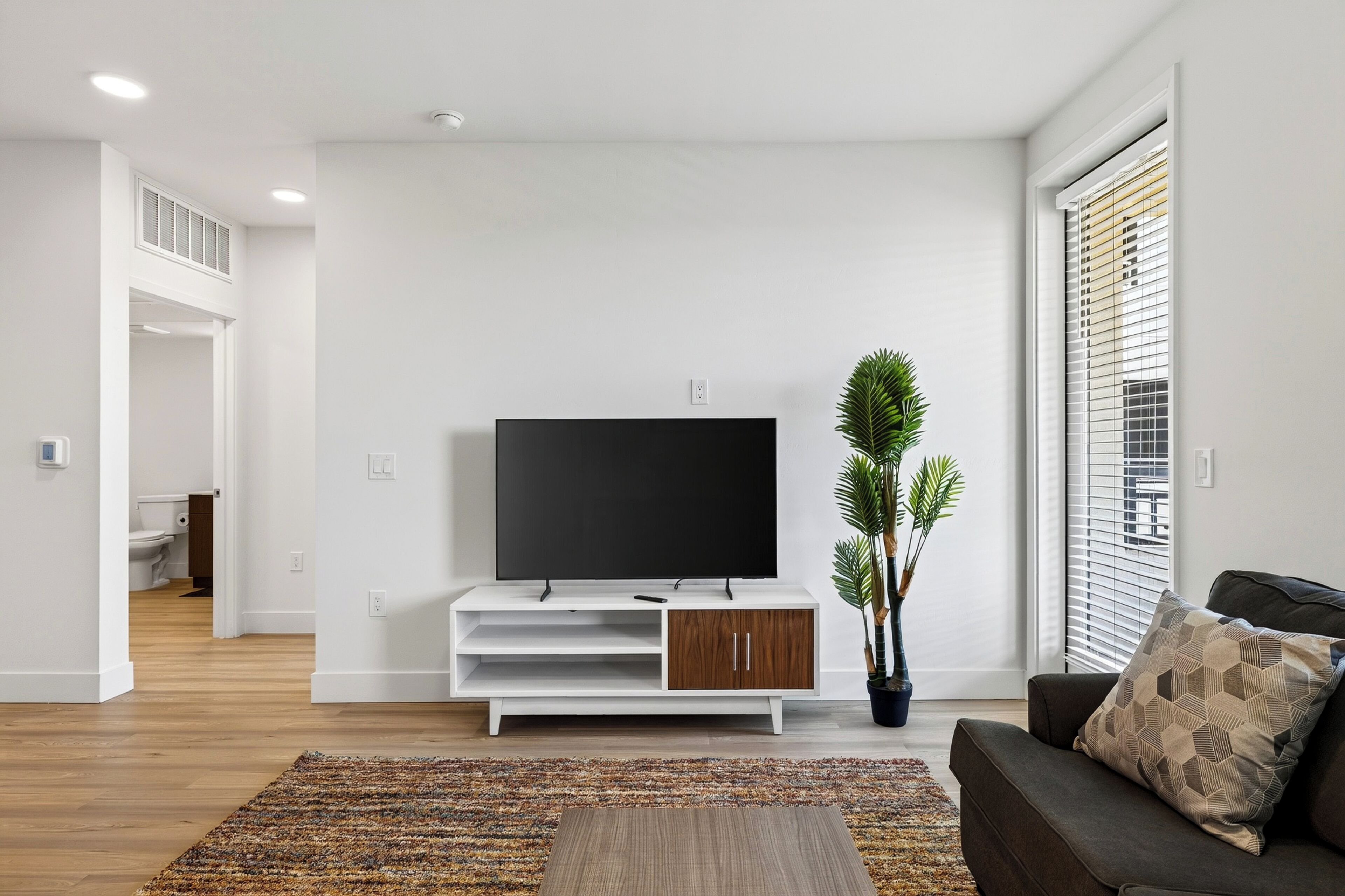 2 Bedroom Suite | Living area | 50-inch Smart TV with digital channels