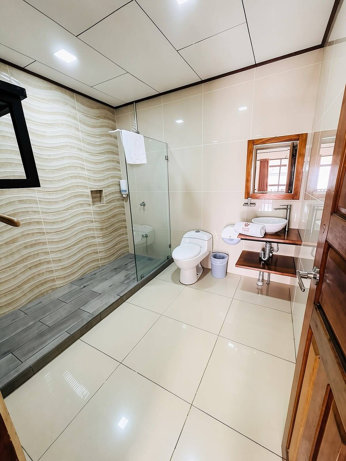 Basic Double Room | Bathroom | Shower, free toiletries, towels, soap