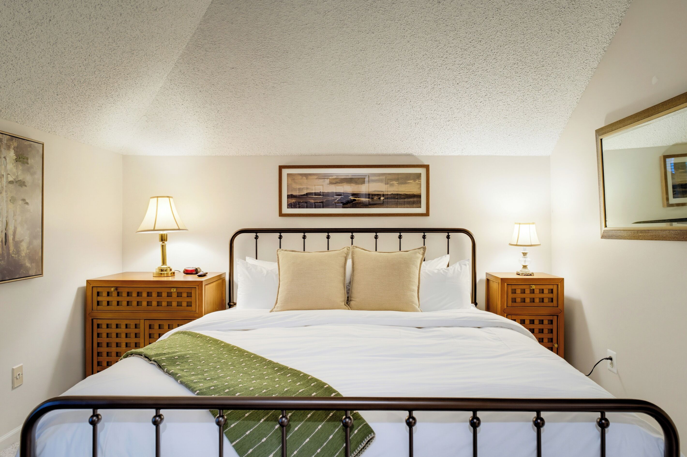 Iron/ironing board, WiFi (free), bed sheets