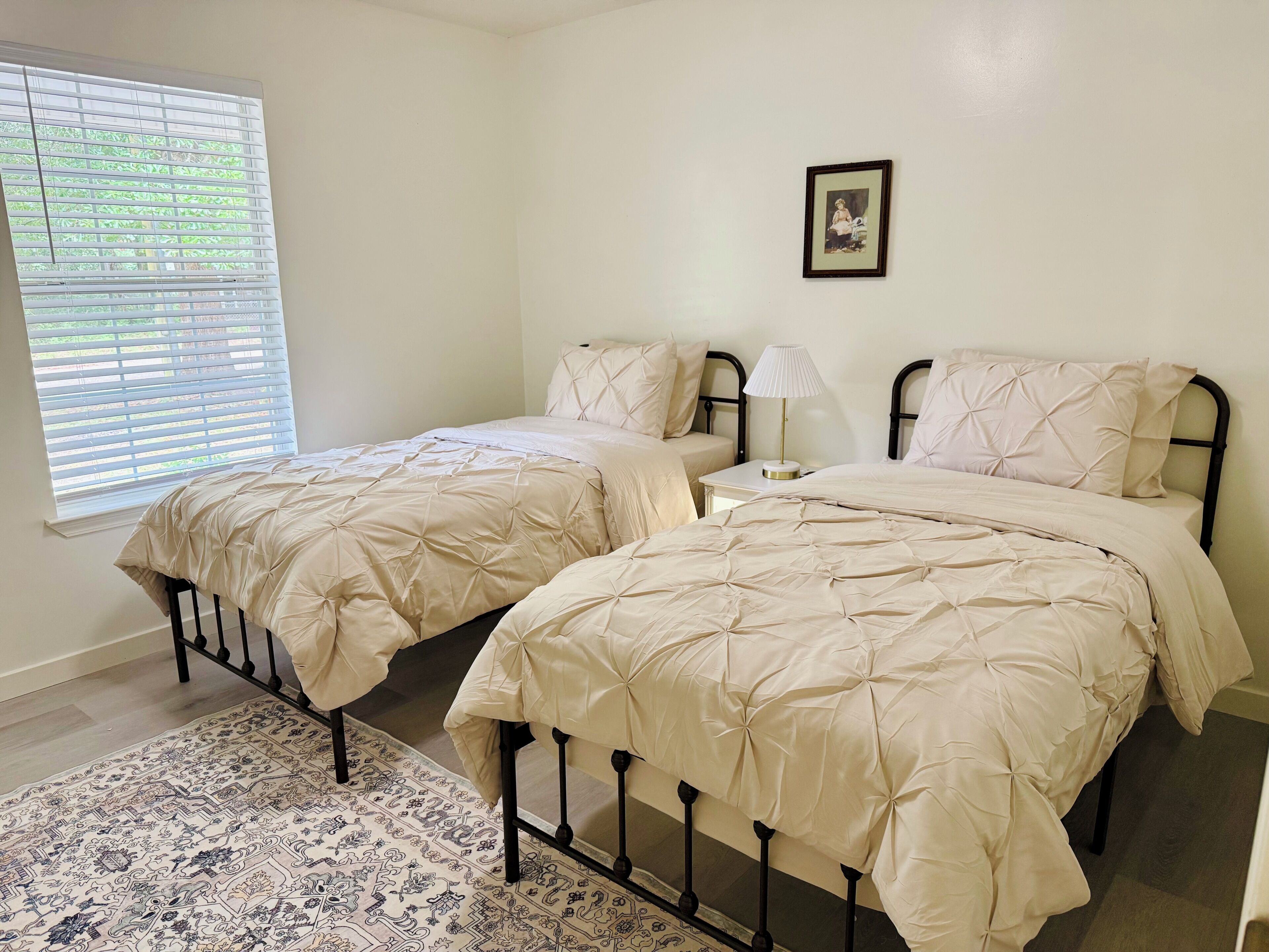 Iron/ironing board, WiFi (free), bed sheets