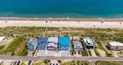 Fin & Tonic | Brand New Oceanfront Beach House | Hot Tub | Elevator | EV Charger | Sleeps 18