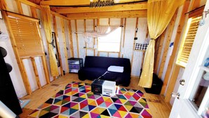 Casa, 1 quarto, para fumantes | Área de estar