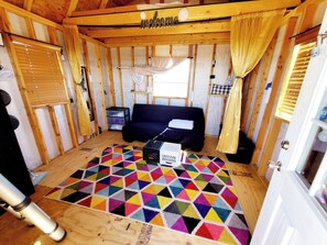 House, 1 Bedroom, Smoking | Living area - Private Off-grid Cabin-limited Amenities (Los Lunas)