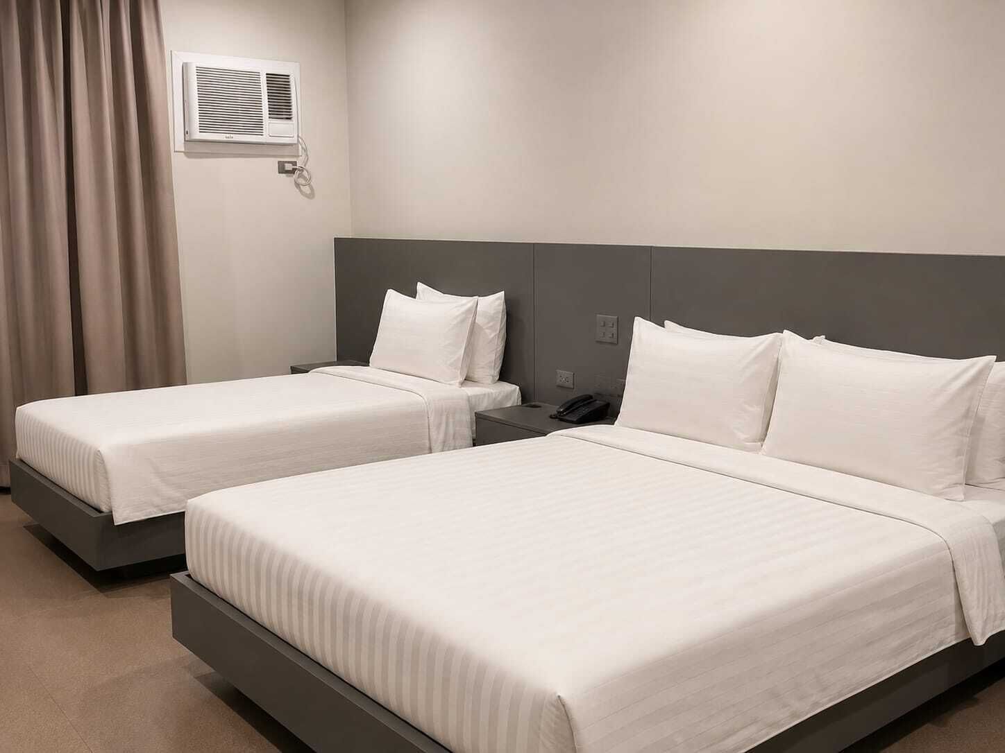 In-room safe, desk, laptop workspace, blackout drapes
