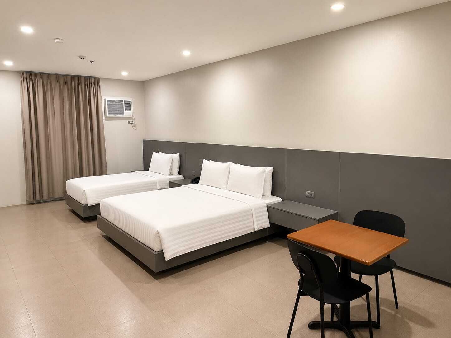 In-room safe, desk, laptop workspace, blackout drapes