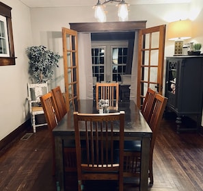 Dining - The Urban Farmhouse Oasis - TV in every bedroom (Akron)