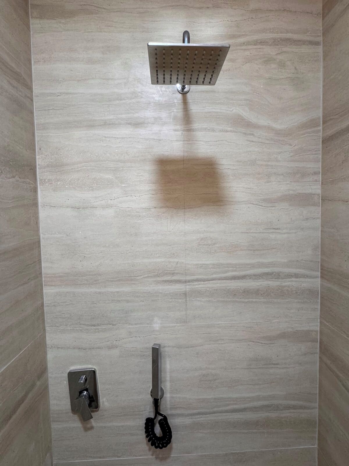 Family Quadruple Room, Balcony, Beach View | Bathroom | Shower, hair dryer, soap, shampoo