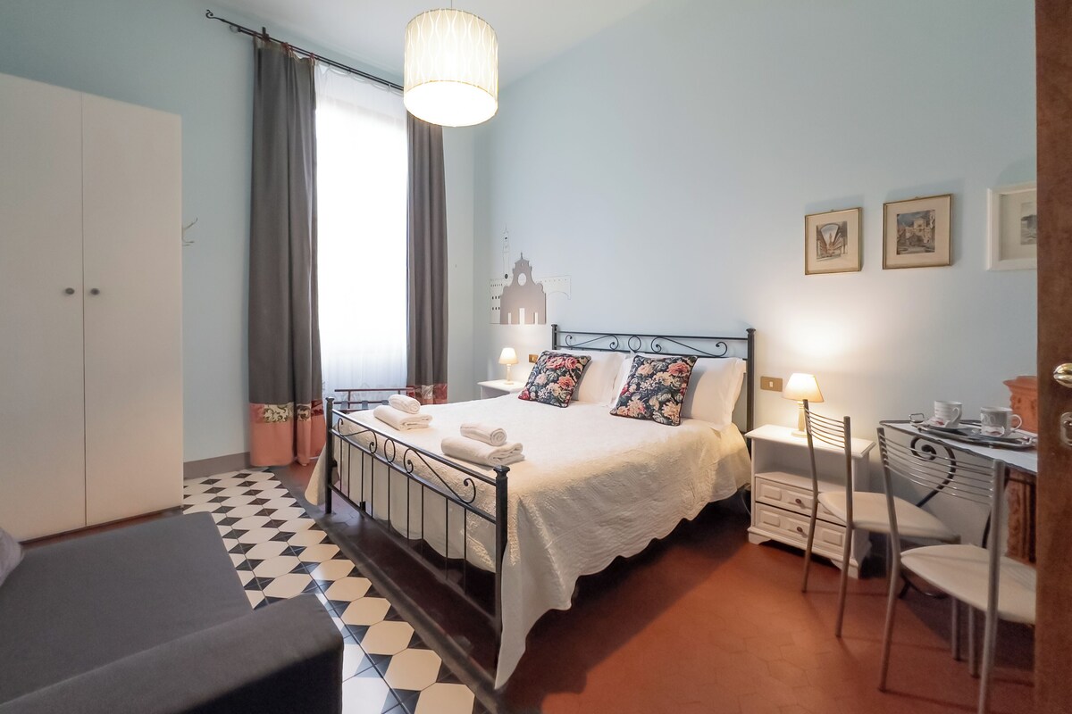 Appartement Deluxe, vue cour intérieure
