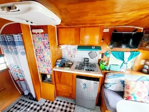 Unclassified image, 5 of 10, button - Vintage Frolic RV Glamping Stay Sleeps 1-2 (Dover)