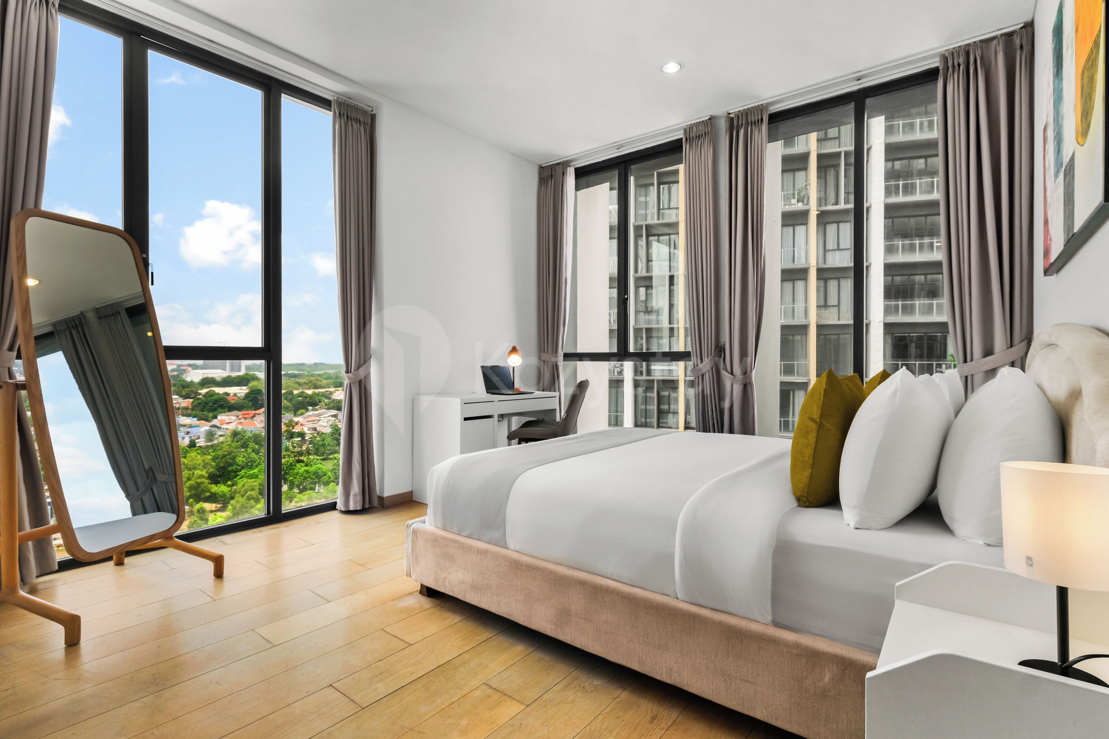 Apartment, 2 Bedrooms, City View