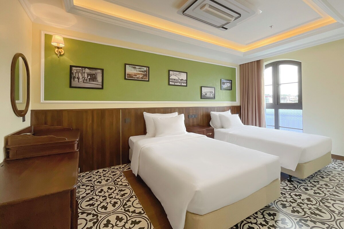 Kamar Double Deluks untuk 1 Orang | Tirai kedap cahaya dan Wi-Fi gratis