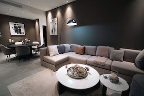 Deluxe Apartment, Balcony, Harbor View | Living area - ICON RESIDENCES Douala (Douala)