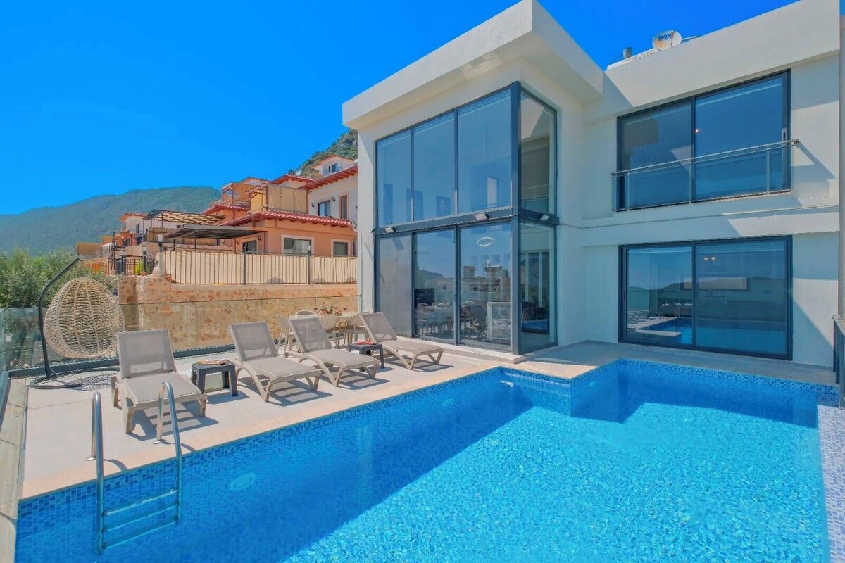 Villa, vista montagna | Piscina
