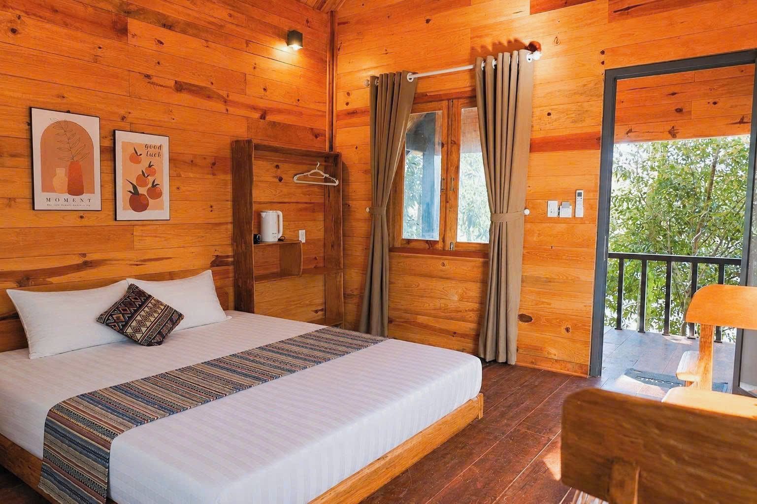 Bungalow, vue jardin | Wi-Fi gratuit, draps fournis