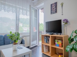 Living area - Apartments Bukor with seasonal pool (Lukovica)