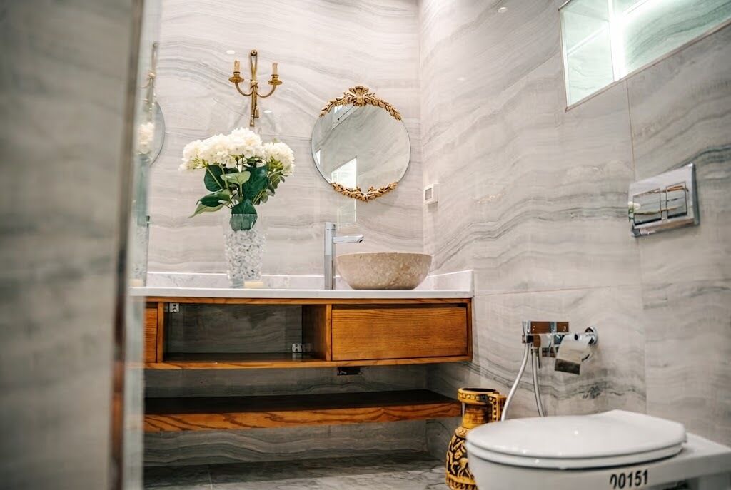 Deluxe Villa, Balcony, Sea View | Bathroom
