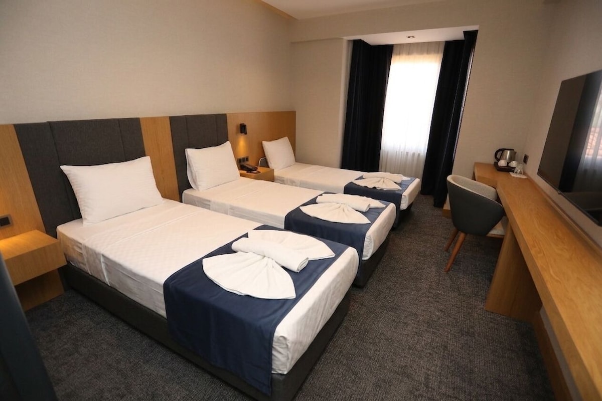 Superior Triple Room, City View | Minibar, in-room safe, laptop workspace, free WiFi