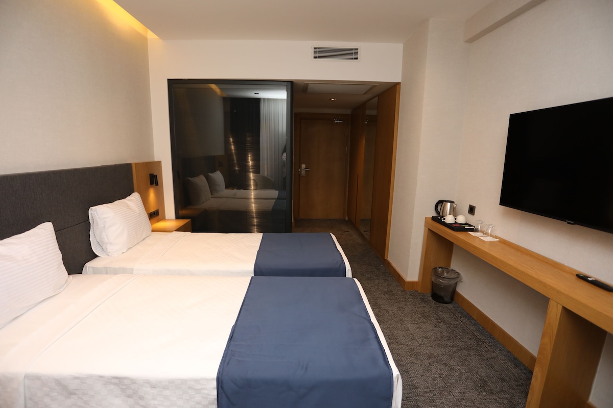 Standard Double or Twin Room, City View | Minibar, in-room safe, laptop workspace, free WiFi