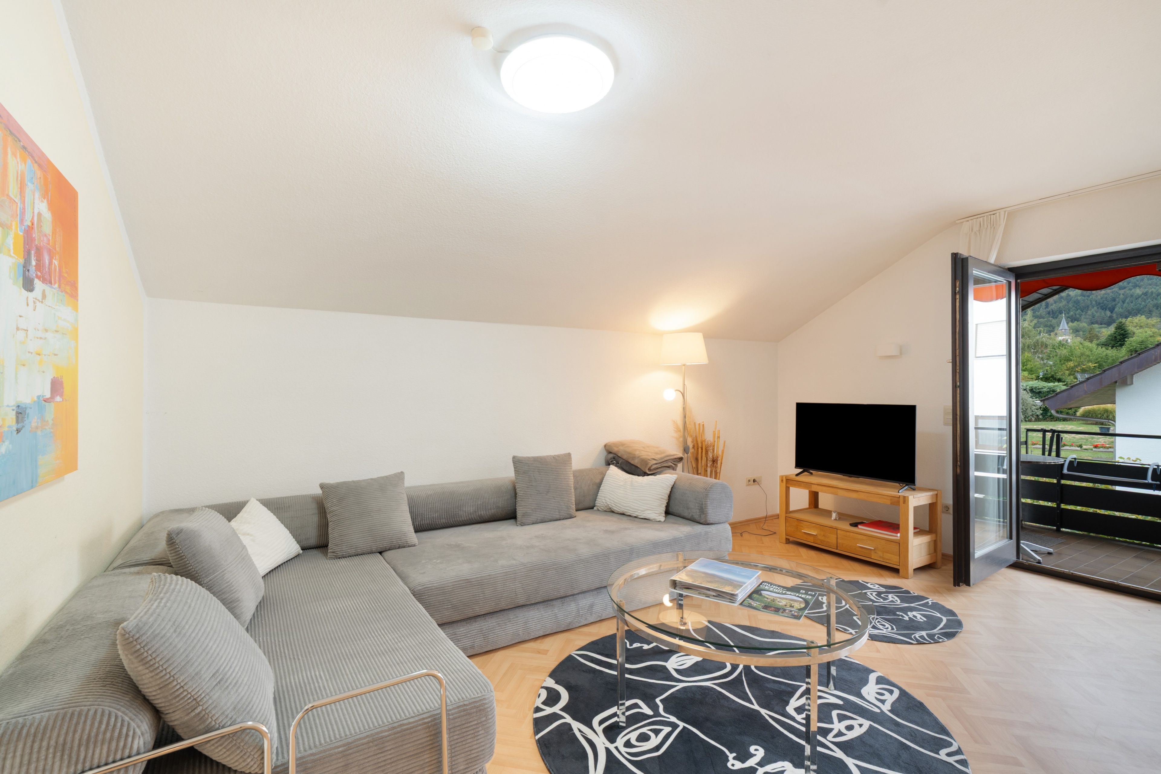 Fernseher, Tischtennisplatte