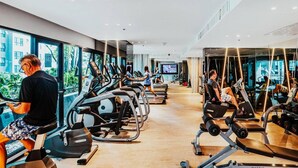 Appart'hôtel, 2 chambres, accessible aux personnes à mobilité réduite, fumeurs | Studio de fitness