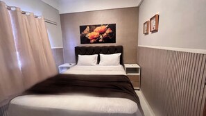 Quarto casal conforto | Wi-Fi de cortesia
