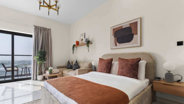 Iron/ironing board, WiFi, bed sheets - Studio Retreat | Pool, Jacuzzi, Sauna & Padel (wadi al safa 2)
