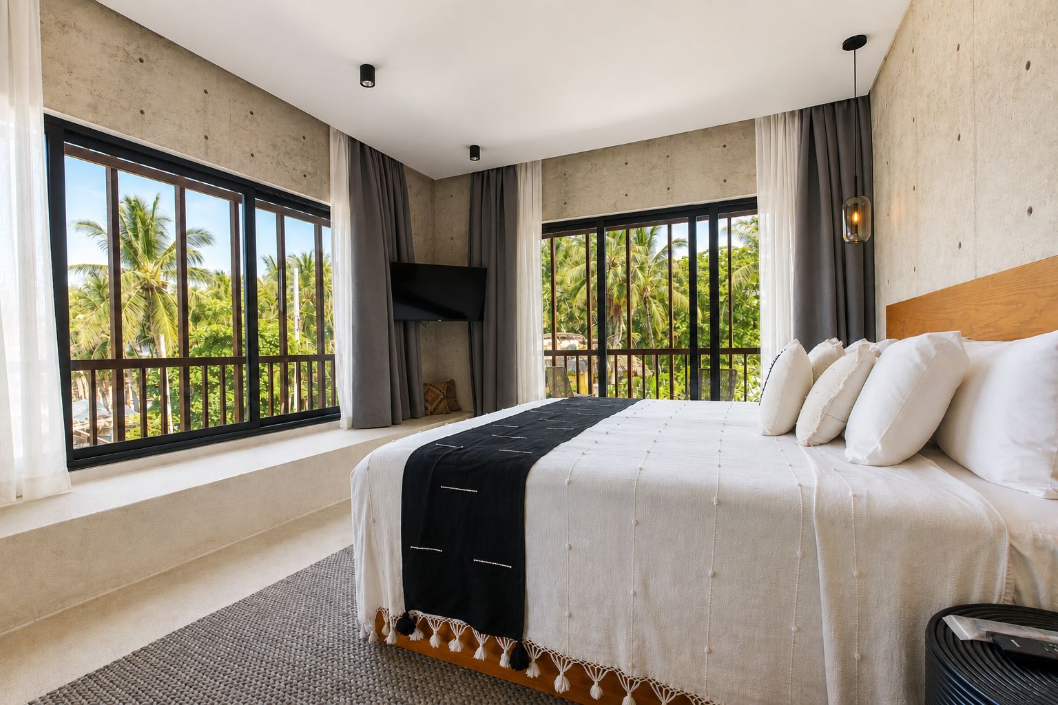 Studio Suite, Ocean View | Premium bedding, down duvets, minibar, in-room safe