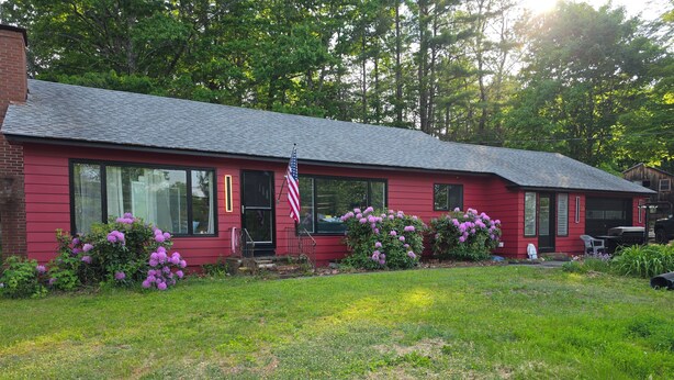 Unclassified image, 1 of 11, button - NewFound LakeHouse! 225' totally PRIVATE Sandy Beach! W-O-W!  (Bristol)
