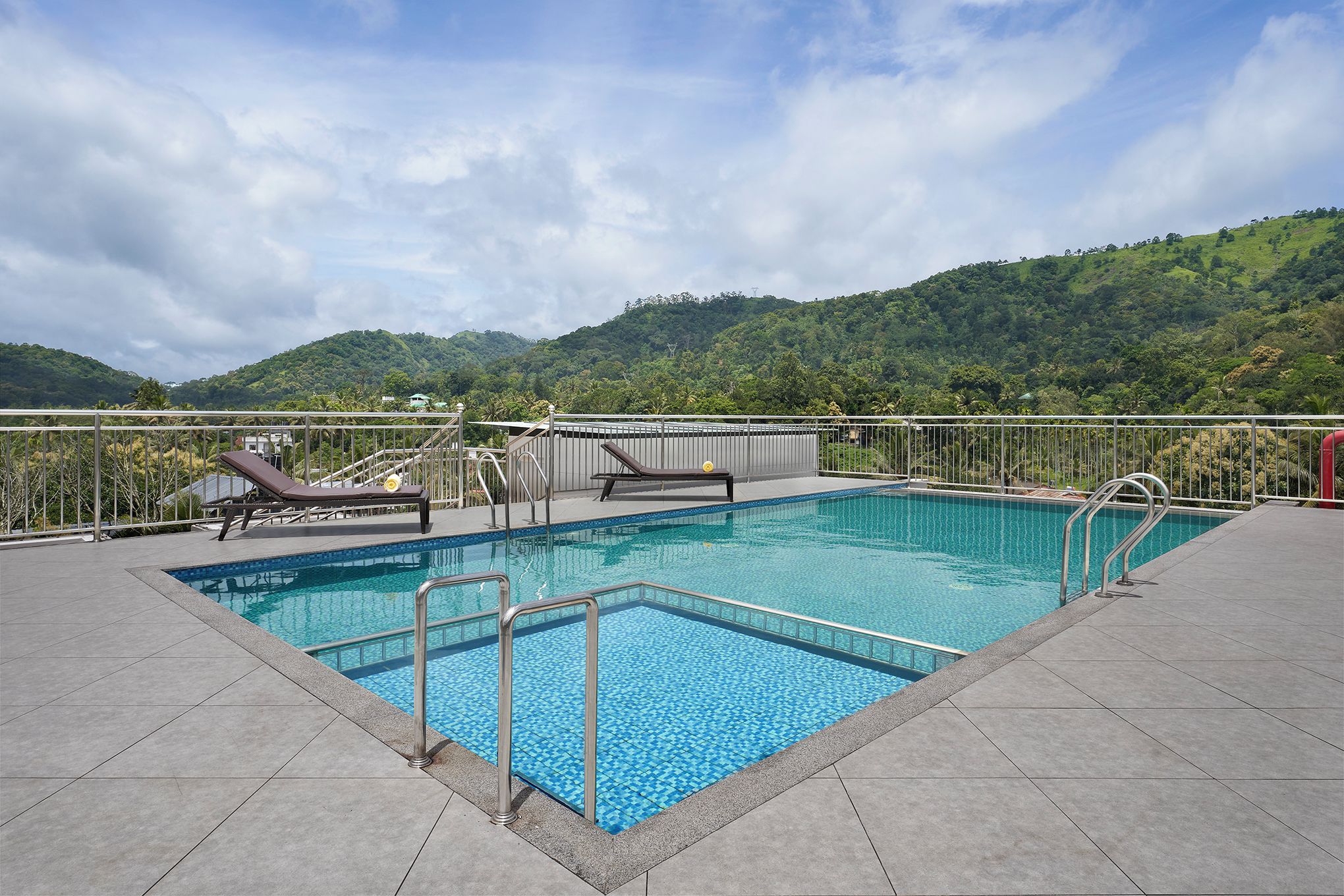 Piscina en la azotea