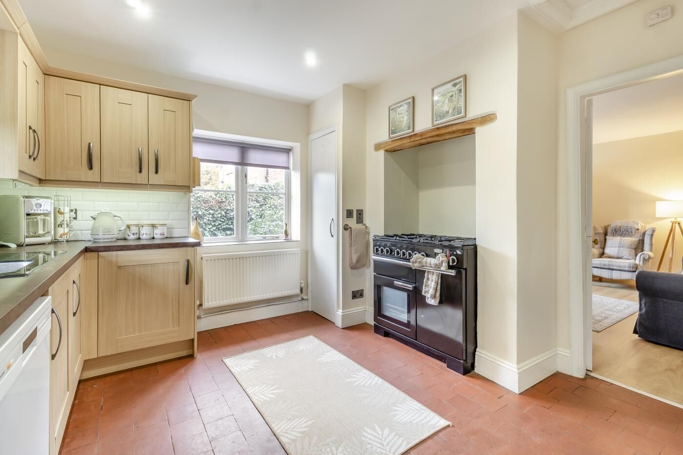 Microwave, oven, dishwasher, high chair