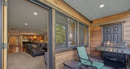 Trillium Lake Condo 302 at South Grand Lodge | Tree-Lined Balcony Views
