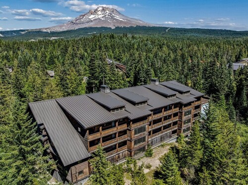 Trillium Lake Condo at South Grand Lodge 302 | Tree-Lined Balcony Views