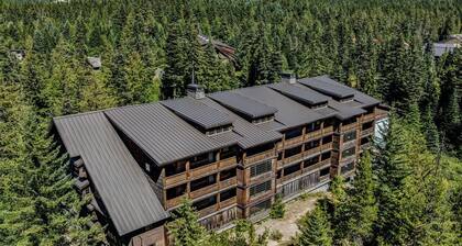 Trillium Lake Condo at South Grand Lodge 302 | Tree-Lined Balcony Views