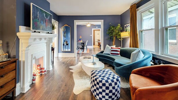 Interior - Retro-pop Home - 6 min to Stadiums (Pittsburgh)