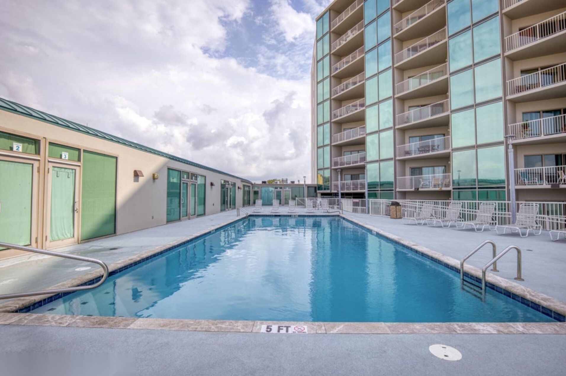 Seasonal outdoor pool
