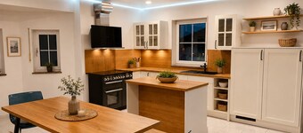Mediterranean vacation rental with a hot tub and panoramic views