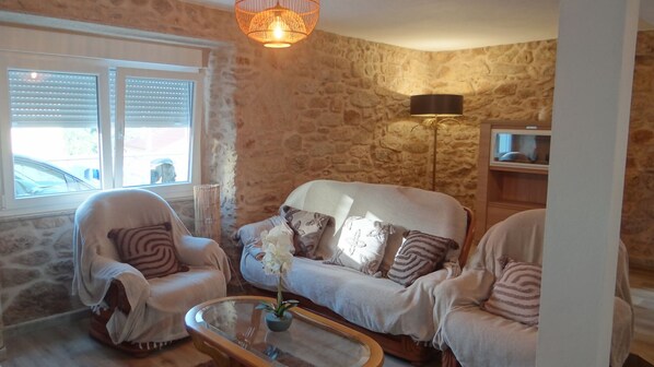 Living area - Casa Lago-Marí — Large house near the sea (Lariño)