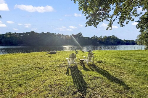 Canoe Brook Lakefront Escape | Canoes, Screened Porch, indoor/outdoor living spaces, Sleeps 8