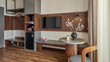 Quarto luxo, vista para a cidade