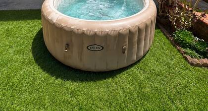 Rustic 4BR Retreat - Hot Tub, Fire Pit & Games