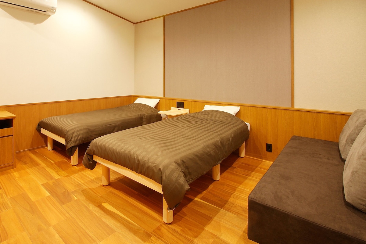 Chambre avec lits jumeaux
