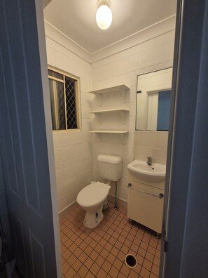 Bathroom - Studio apartment with free parking (East Brisbane)