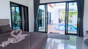 Family Villa | WiFi (free), individually decorated, bed sheets
