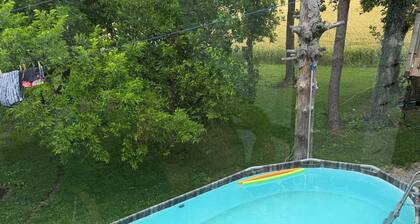 Serene 2-Bedroom Apartment with Private Entrance and Pool Access