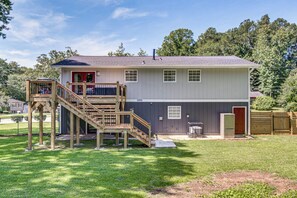 Unclassified image, 2 of 31, button - Private Yard & Theater! Modern College Park Home (College Park)